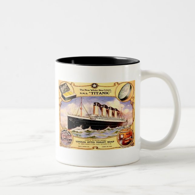 Taza Bicolor Jabón Titanic (Derecha)