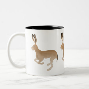 Taza Bicolor Jack Rabbits Mug