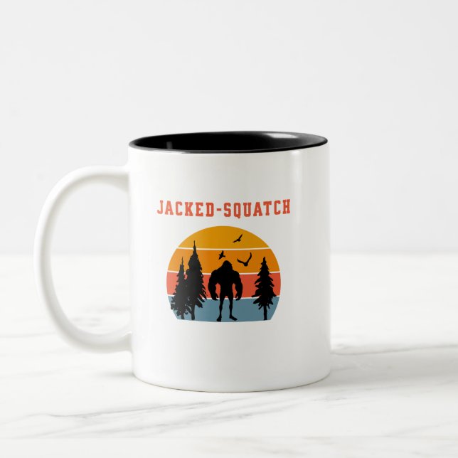 Taza Bicolor Jacked-Squatch (Izquierda)