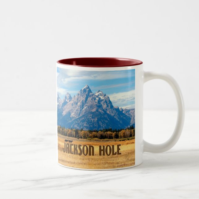 Taza Bicolor Jackson Hole Wyoming (Derecha)