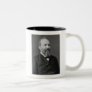 Taza Bicolor James Garfield 20.º presidente