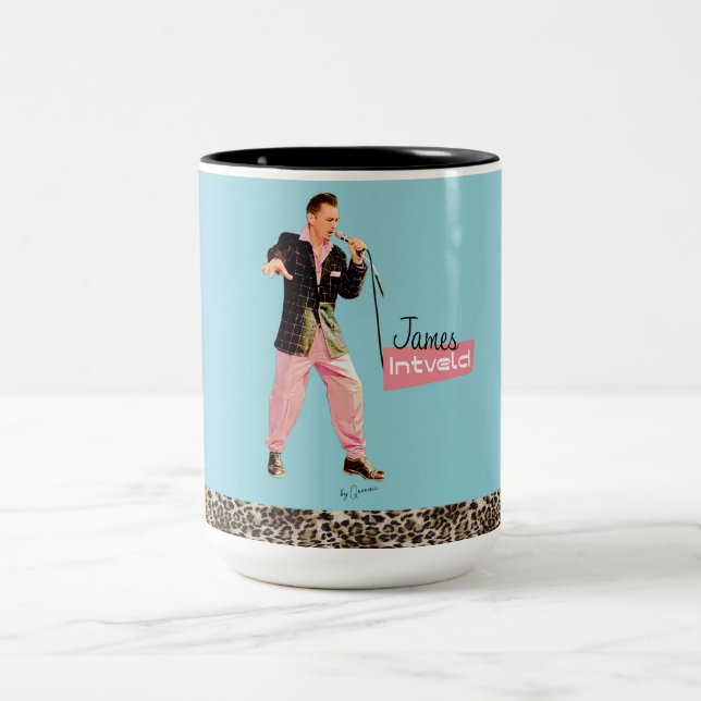 Taza Bicolor James Intveld Rockabilly Mug  (Centro)