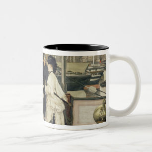 Taza Bicolor James Tissot el el capitán y el compañero, 187