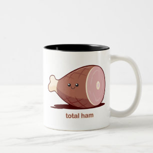 Taza Bicolor Jamón total