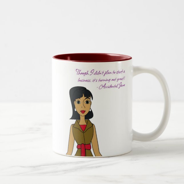 Taza Bicolor Jane accidental (Derecha)