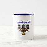 Taza Bicolor Jánuca feliz<br><div class="desc">Taza de Jánuca</div>