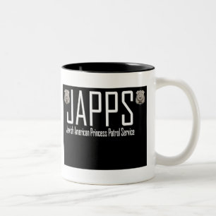 Taza Bicolor JAPPS:  Princesa americana judía Patrol Service
