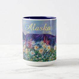 Taza Bicolor Jardín de Alaskan Tisha
