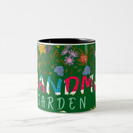 Taza Bicolor jardín de la abuela