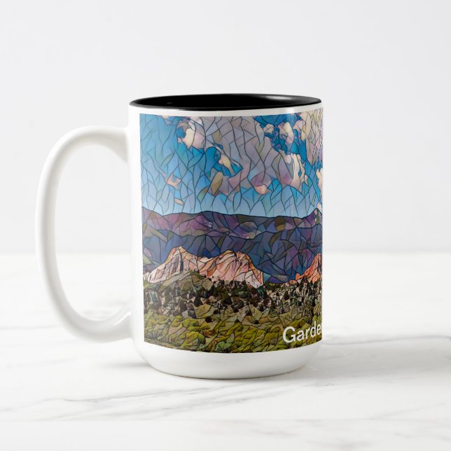 Taza Bicolor Jardín de los Dioses (Izquierda)