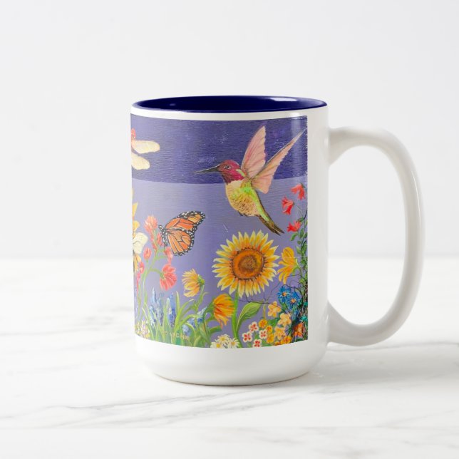 Taza Bicolor jardín polinizador (Derecha)