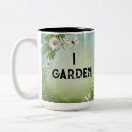 Taza Bicolor Jardín porque el asesinato es ilegal