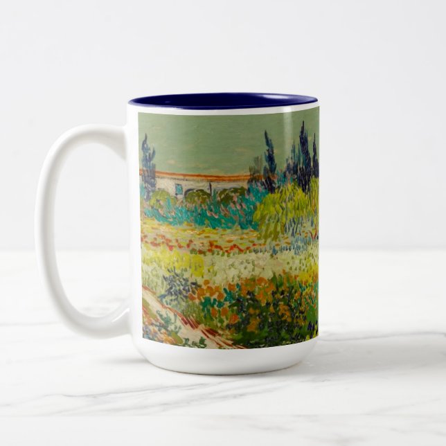 Taza Bicolor Jardín Vincent Van Gogh en Arles (Izquierda)