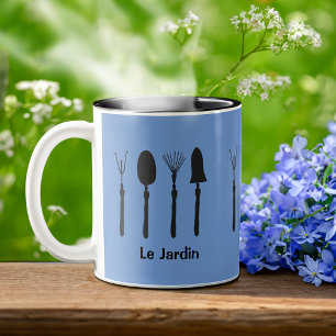 Taza Bicolor Jardines franceses