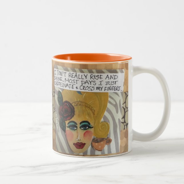 TAZA BICOLOR JARRA- (Derecha)