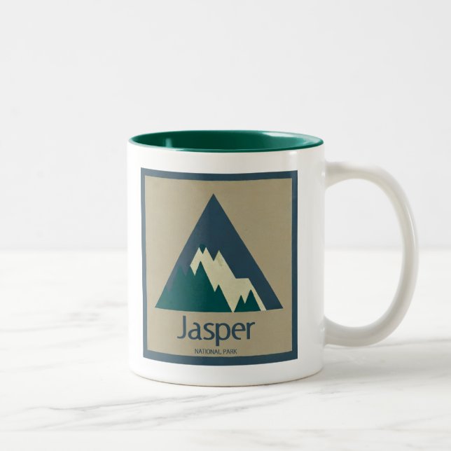 Taza Bicolor Jasper Parque Nacional Rústico (Derecha)