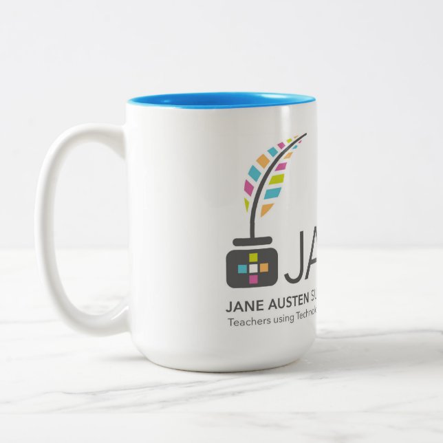 Taza Bicolor JASPPlus Mug Profesores enseñando Austen (Izquierda)