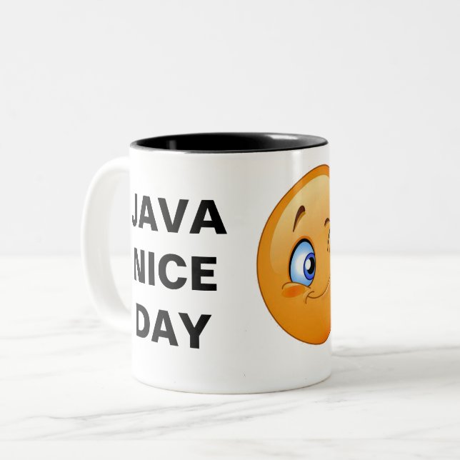 Taza Bicolor JAVA Coffee Mug (Anverso izquierdo)