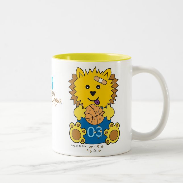 Taza Bicolor JayJay el perro chino (Derecha)