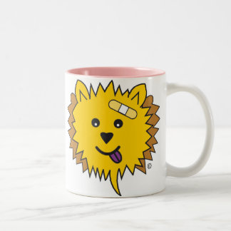 Taza Bicolor JayJay la cara del perro chino