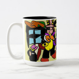 Taza Bicolor Jazz Autumn