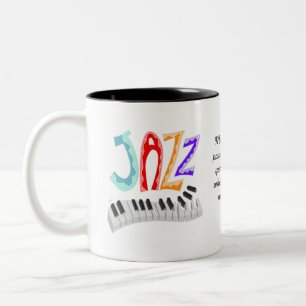 Taza Bicolor Jazz Lettering
