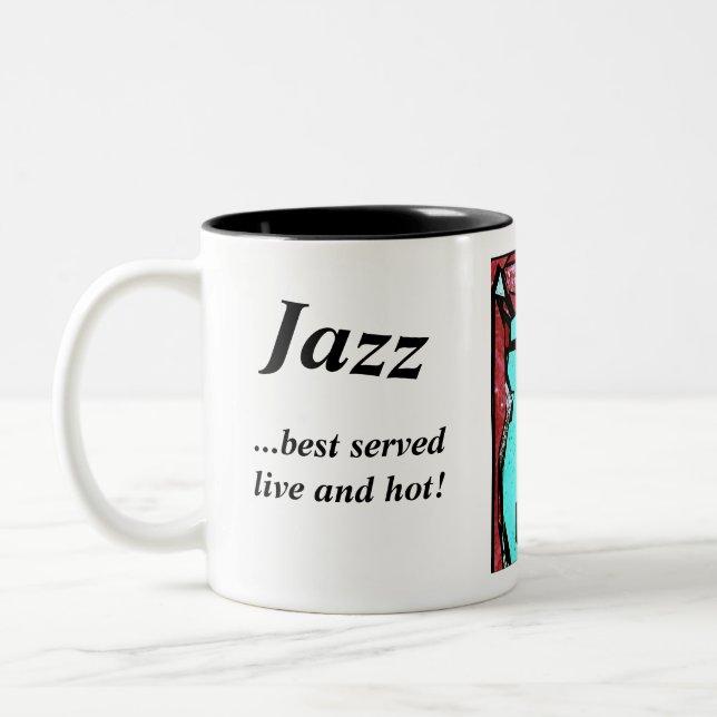 Taza Bicolor Jazz Mug (Izquierda)
