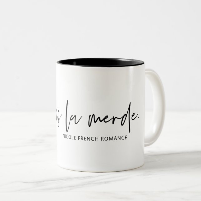 Taza Bicolor Je Suis La Merde mug (Anverso derecho)