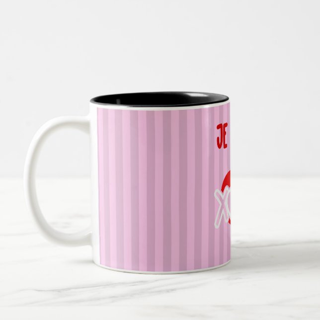 Taza Bicolor Je T’aime (Izquierda)