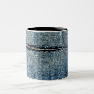 Taza Bicolor Jeans arrancados