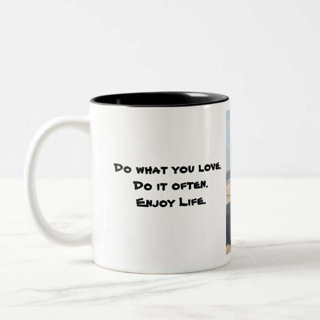 Taza Bicolor Jeep.Enjoy.Life (Izquierda)