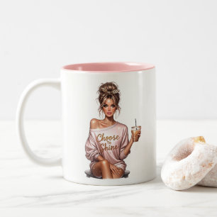 Taza Bicolor Jefa Señora