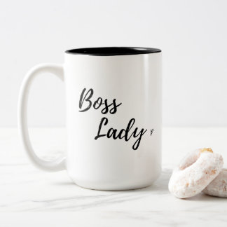 Taza Bicolor Jefe Lady Cute Mug