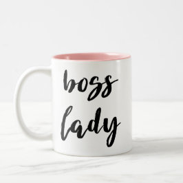 Taza Bicolor Jefe Lady Mug