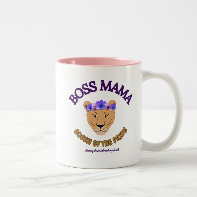 Taza Bicolor Jefe Leoness MaMa (Derecha)