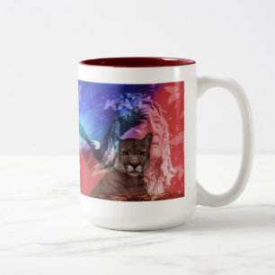 Taza Bicolor Jefe nativo indio