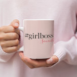 Taza Bicolor Jefe y nombre de Chica rosado moderno | mejor rega<br><div class="desc">Presentamos la colección Modern Pink Chica Boss & Name en Zazzle! Esta moderna y elegante colección es perfecta para todas las mujeres fuertes e independientes que están cambiando de carrera y haciendo una declaración. Ya sea que seas un jefe chica o que busques un regalo fabuloso para uno, esta colección...</div>