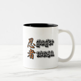 Taza Bicolor Jengibre Ninja