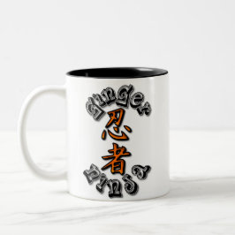 Taza Bicolor Jengibre Ninja
