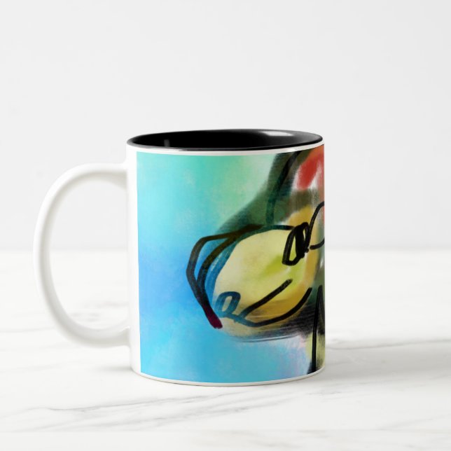 Taza Bicolor Jesús ama a otros (Izquierda)