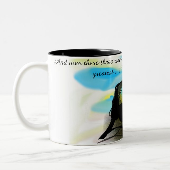 Taza Bicolor Jesús aquí (Izquierda)