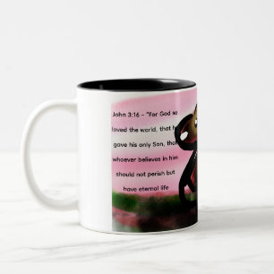 Taza Bicolor Jesús aquí llama 