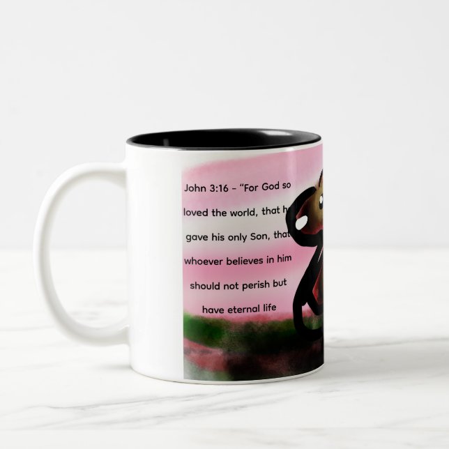 Taza Bicolor Jesús aquí llama  (Izquierda)