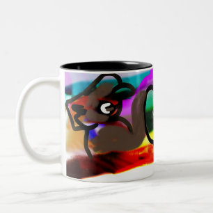 Taza Bicolor Jesús aquí y allá