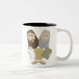 Taza Bicolor Jesús contra Moses