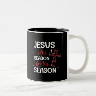 Taza Bicolor Jesús Es La Razón De La Temporada