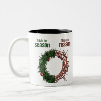 Taza Bicolor Jesús es la razón de la temporada