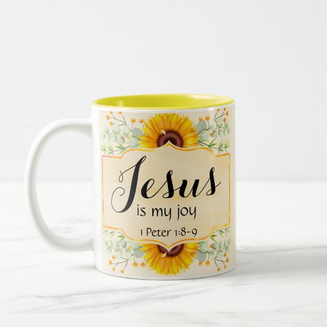 Taza Bicolor Jesús es mi alegría (Izquierda)