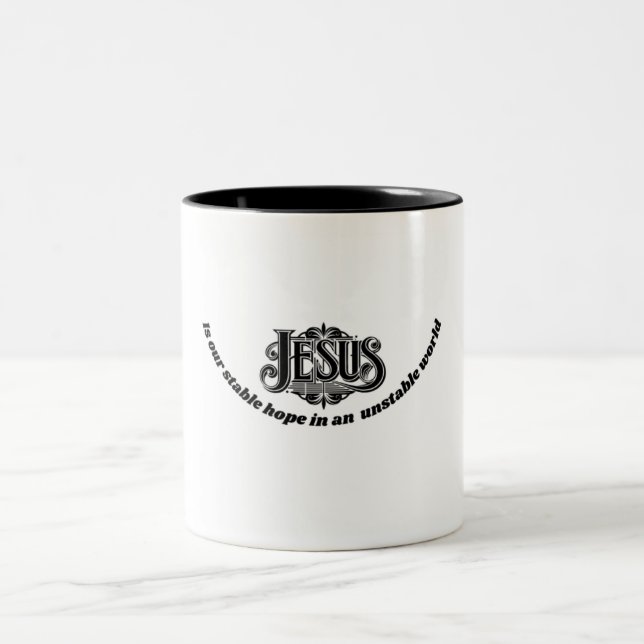 Taza Bicolor Jesús es nuestro peluche de esperanza (Centro)
