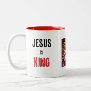 Taza Bicolor Jesús es Rey